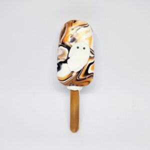 Halloween Ghost Vanilla Cakesicle
